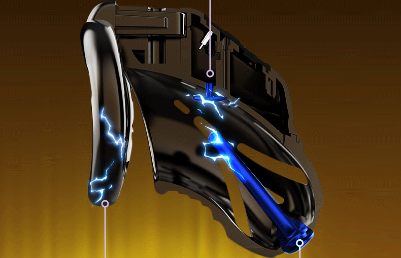 Electric Eel Stimulation Chastity Cage