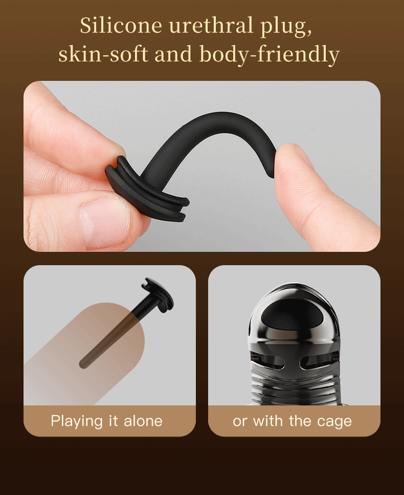 Electric Eel Stimulation Chastity Cage