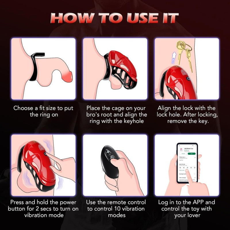 LK-107 illustrated operating steps
