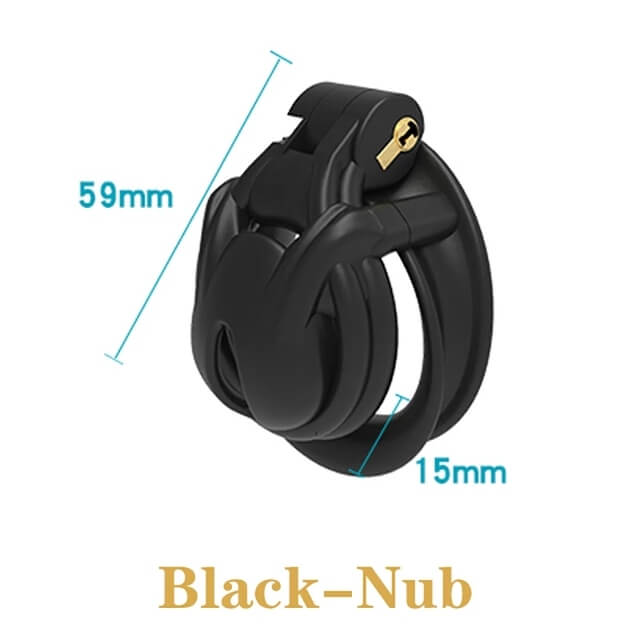 Arc Cobra Chastity Cage Chastity Device with 4 Rings