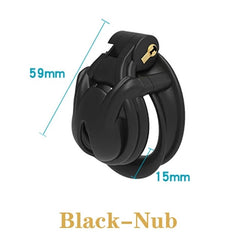 Arc Cobra Chastity Cage Chastity Device with 4 Rings