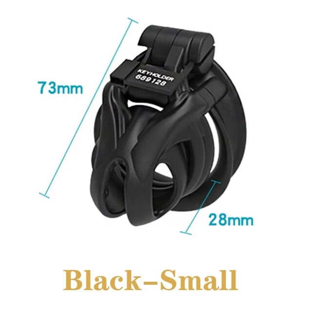 Arc Cobra Chastity Cage Chastity Device with 4 Rings