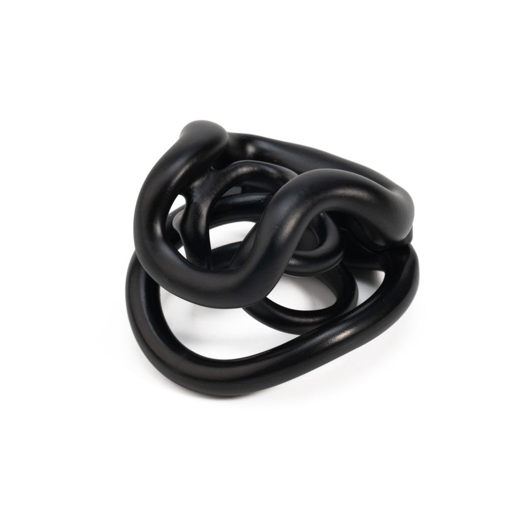 Rear view of black BC.30 double-layer resin cage
