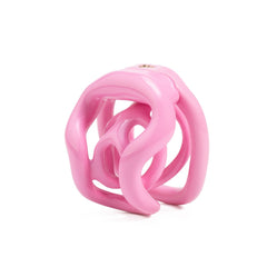 Pink BC.30 ultra-micro 3D-printed resin chastity cage
