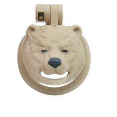 bear-head 3D-printed cage front