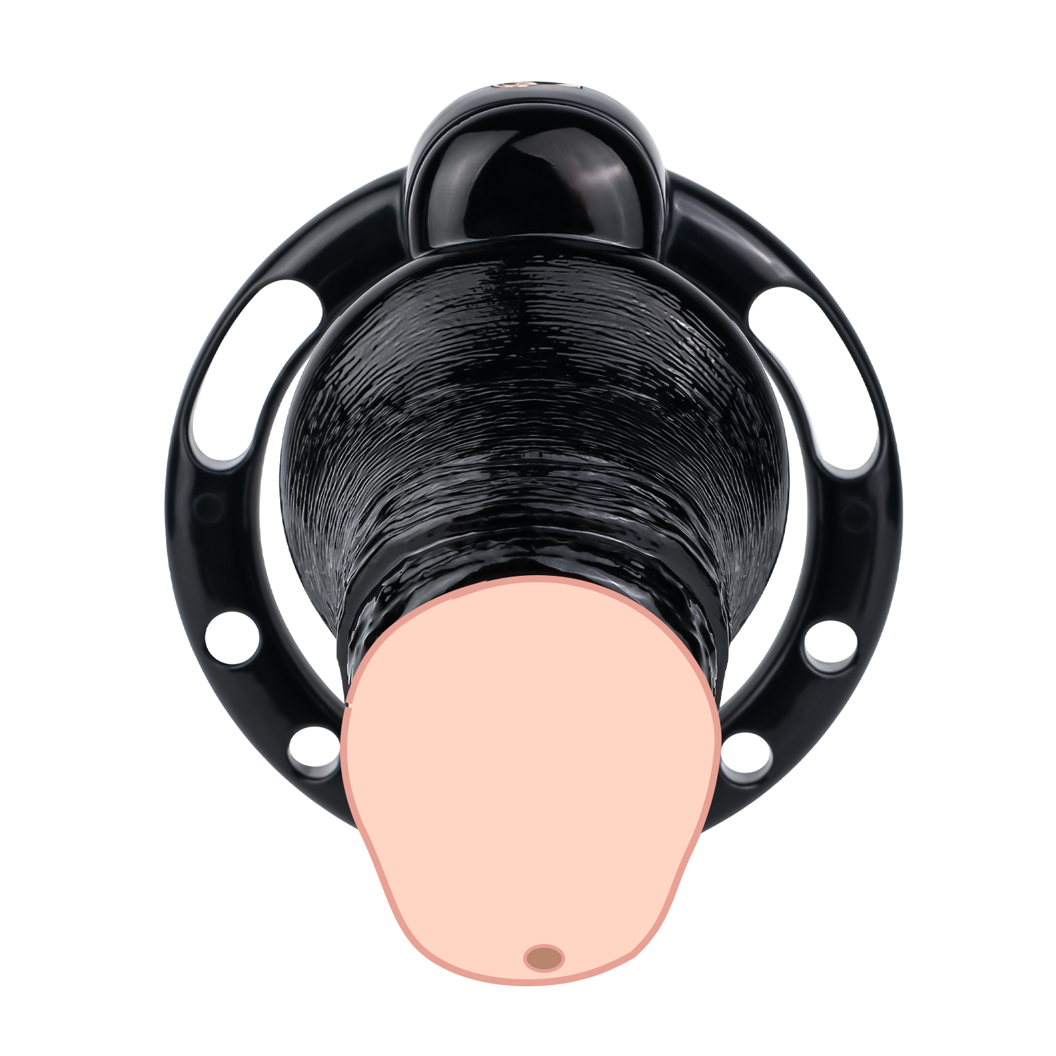 Beast Dragon Textured ABS Chastity Cage