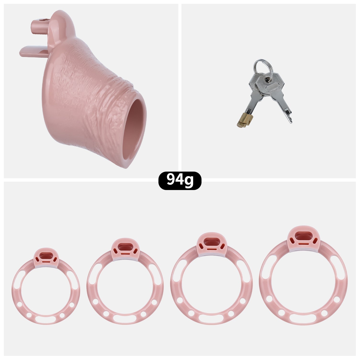Beast Dragon Textured ABS Chastity Cage