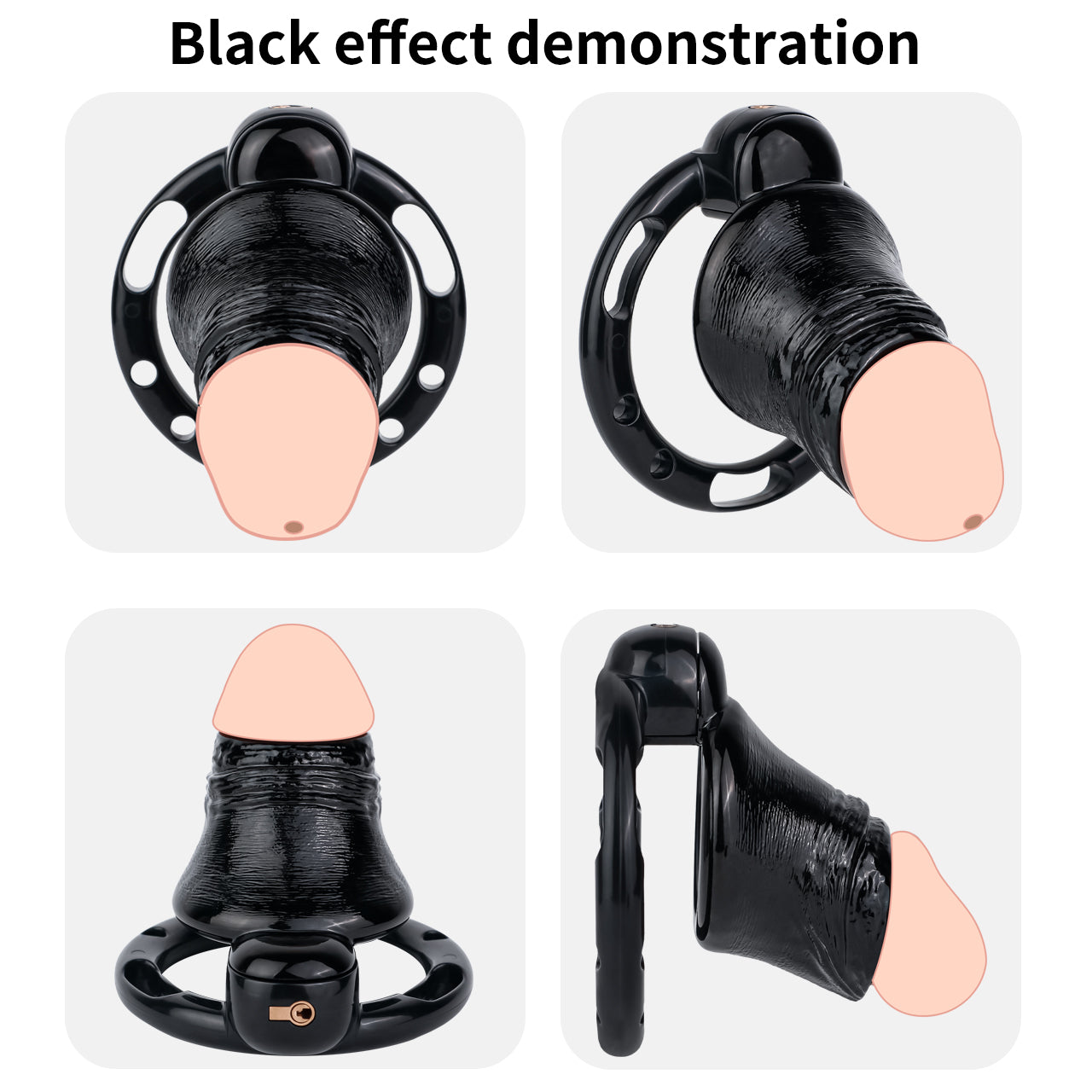 Beast Dragon Textured ABS Chastity Cage