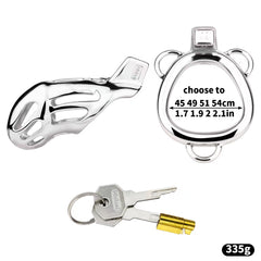 Larger  Steel Cobra Chastity Cage
