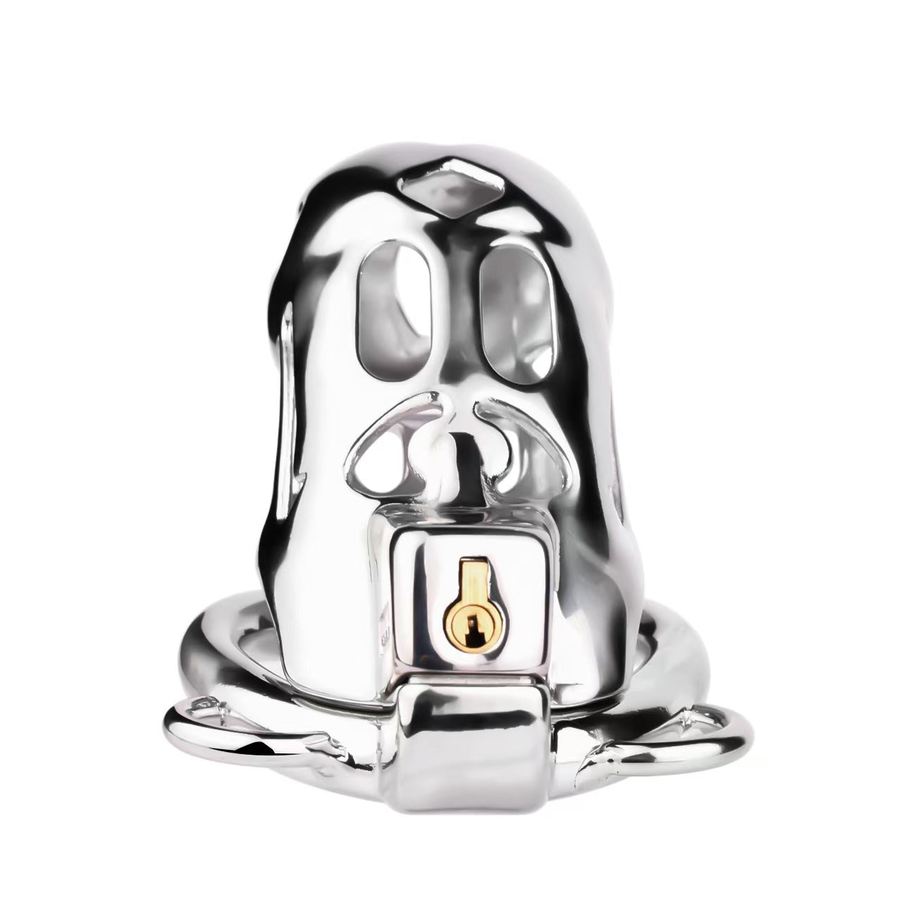 Larger  Steel Cobra Chastity Cage