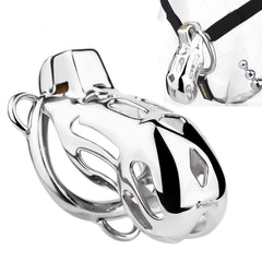 Larger  Steel Cobra Chastity Cage