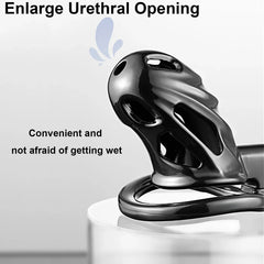 Black Metal Chastity Lock