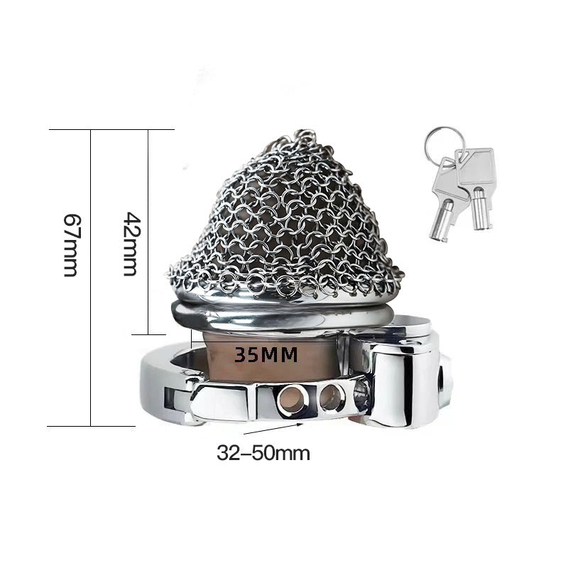 42mm chainmail cage dimensions