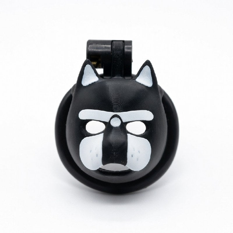 black bulldog cage rings and keys