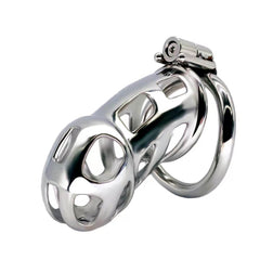 Buttonhole Lock Mamba Chastity Cage 2.56 to 3.74 inches Long