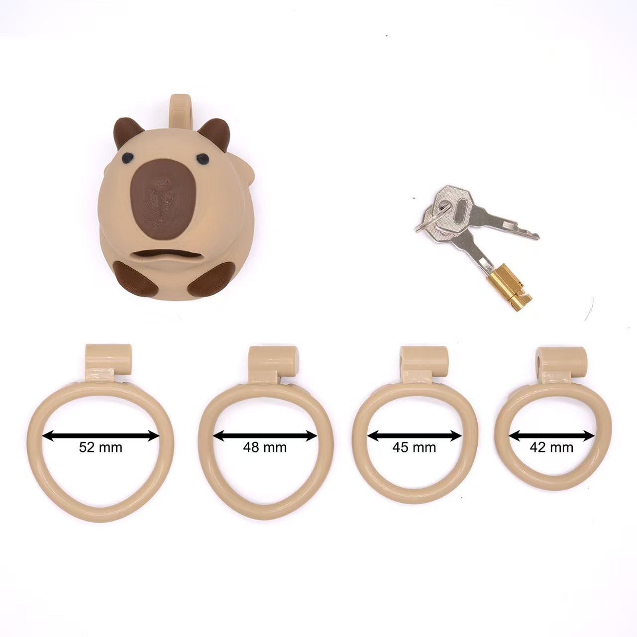Capybara Dog Slave Chastity Device