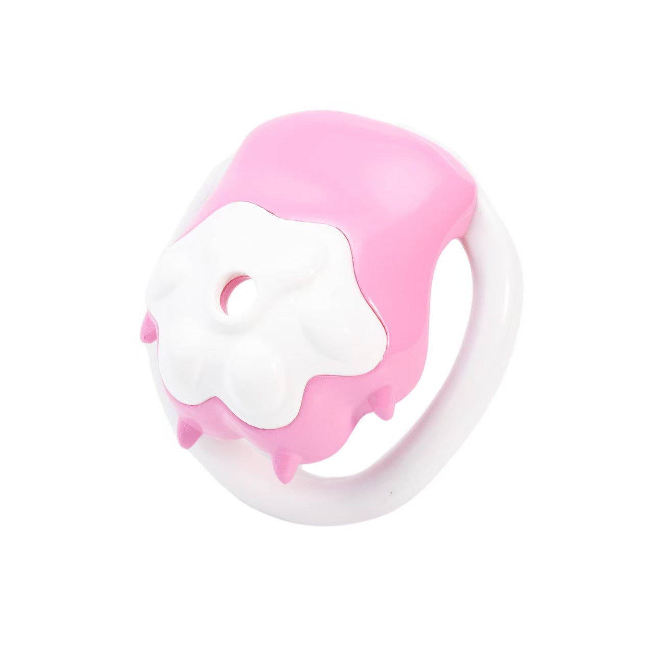 Mini Cat Paw Resin Chastity Cage
