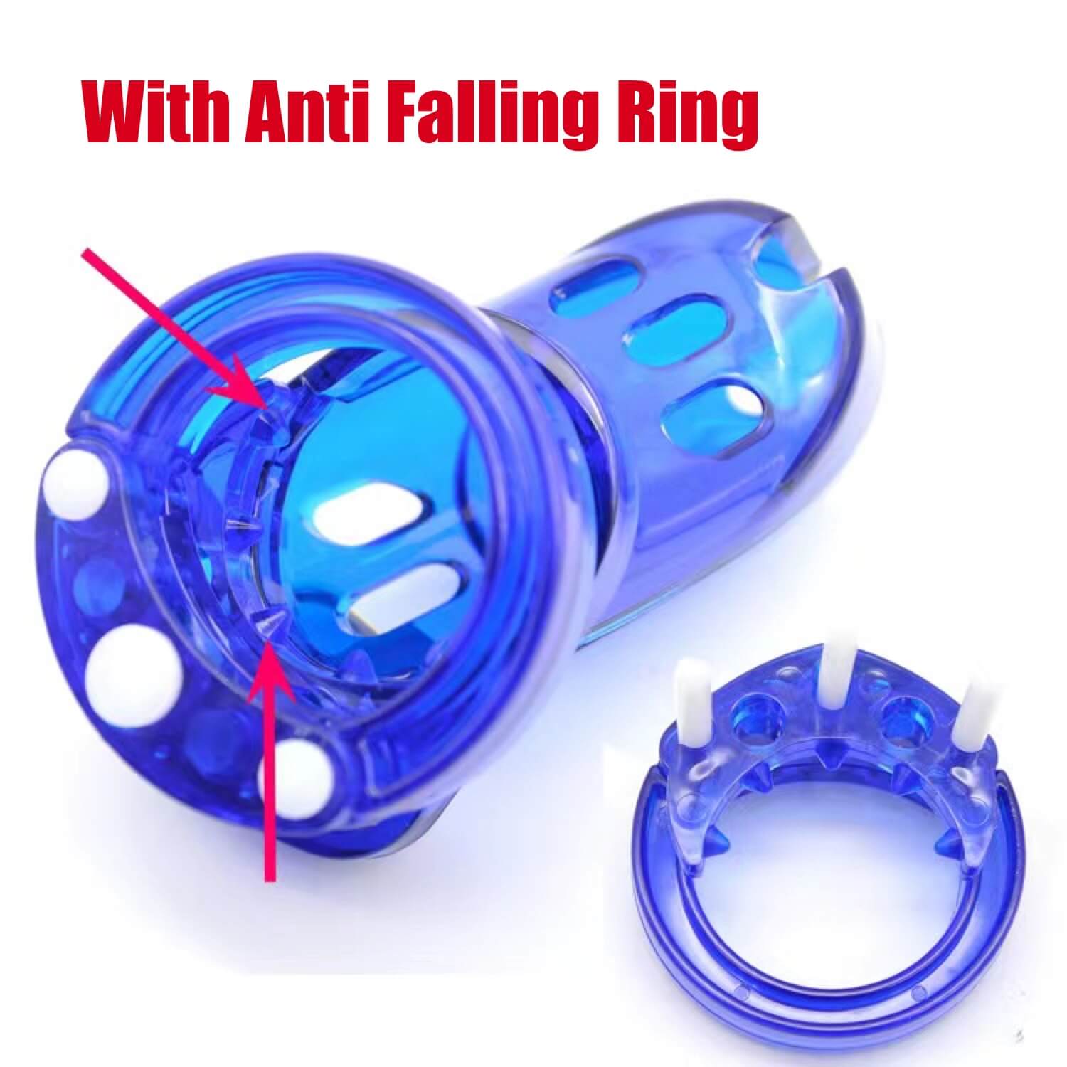 CB-3000 Male Blue Chastity Device