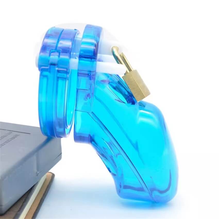 CB-3000 Male Light Blue Chastity Device