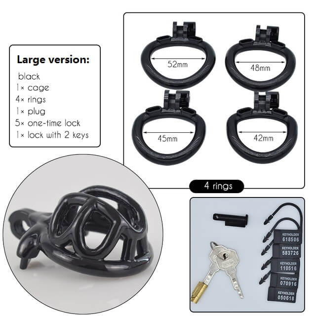 Lightweight 3D Chastity Cock Cage