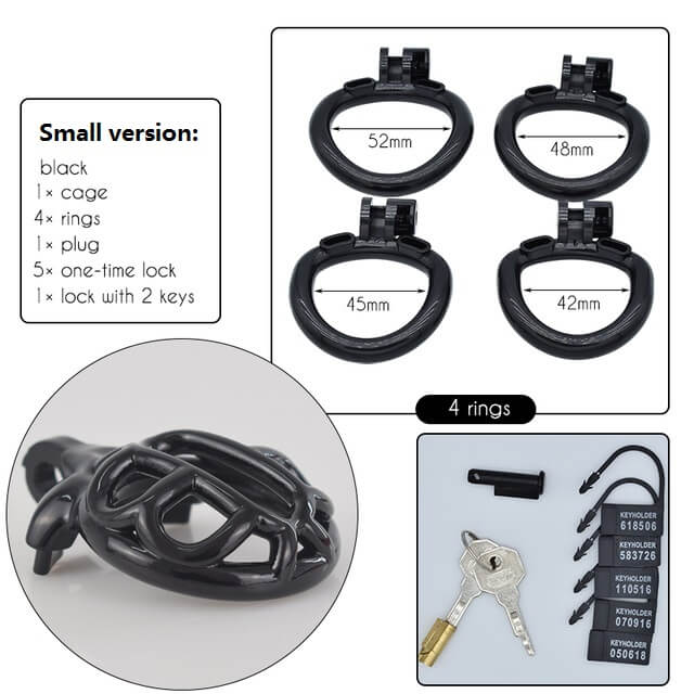 Lightweight 3D Chastity Cock Cage
