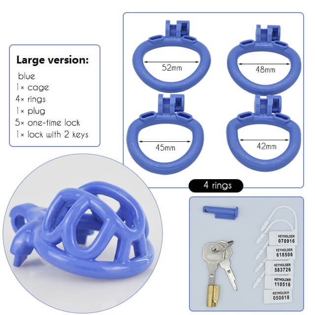 Lightweight 3D Chastity Cock Cage
