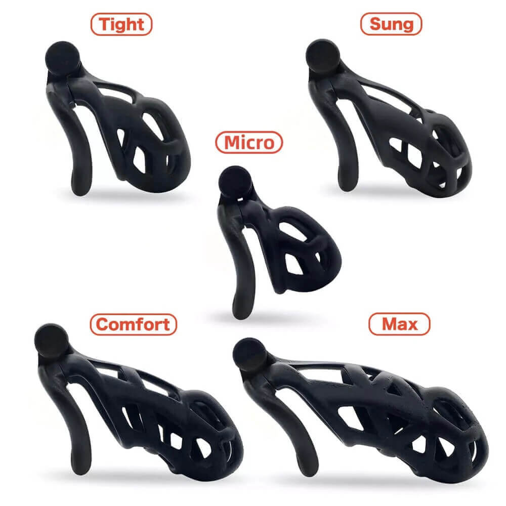 Tight Cobra 2.0 Chastity Device Kit (2.36 inches)