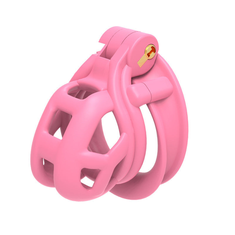 Pink Nano Cobra 6.0 cage with compact open frame and integrated lock

