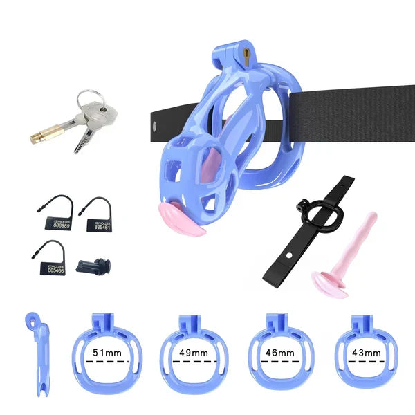 Cobra Chastity Set With Belt