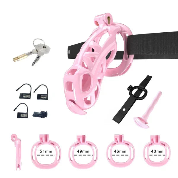 Cobra Chastity Set With Belt
