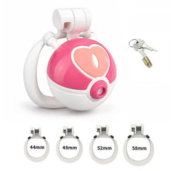Cupid Heart Capsule Resin Chastity Cage