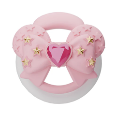 Bow Gemstone Pink Cock Cage