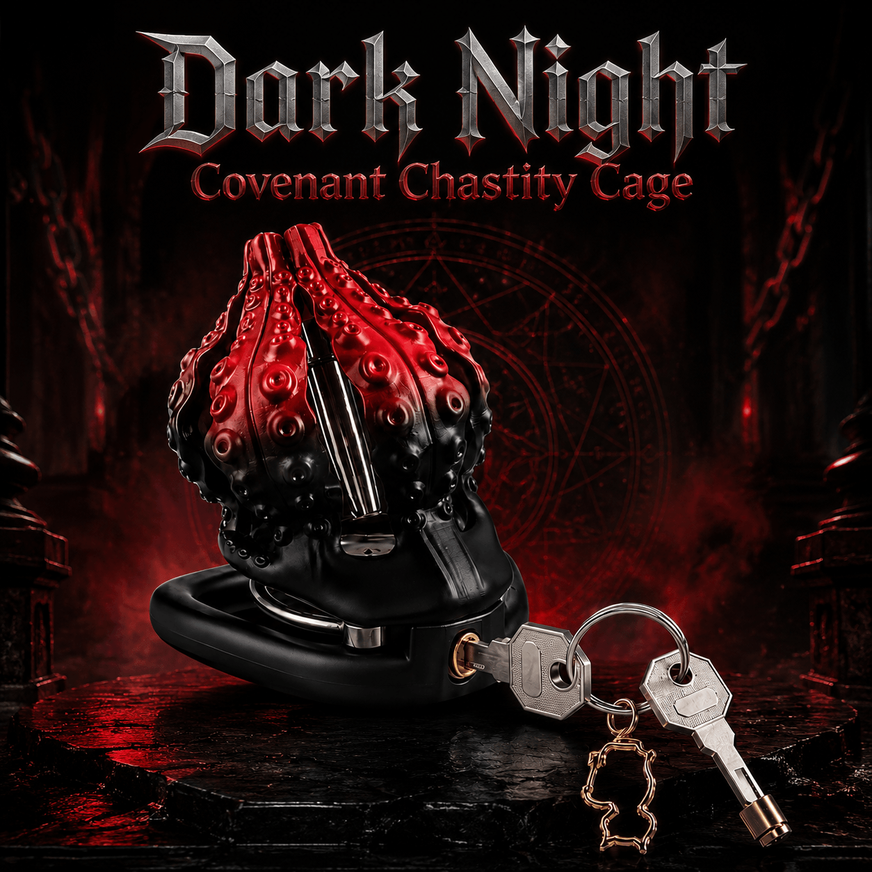 Dark Night Tentacle ABS Chastity Cage