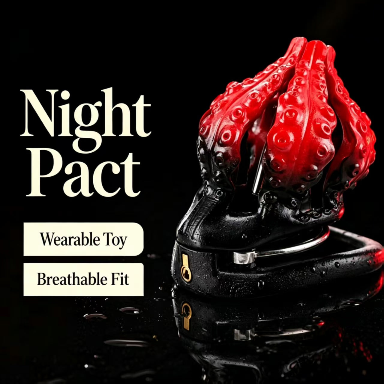 Dark Night Tentacle ABS Chastity Cage