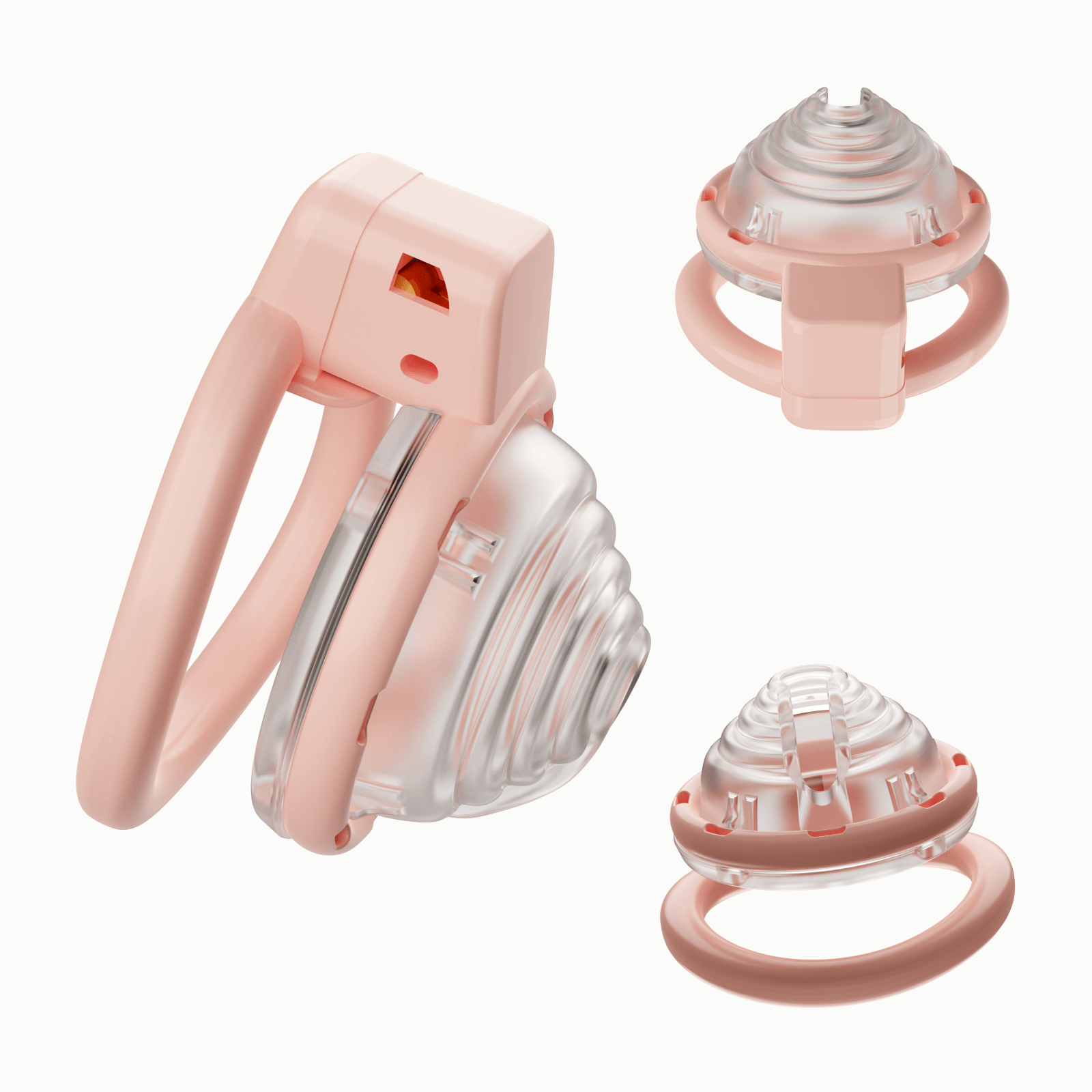 Modular Conch ABS Chastity Cage