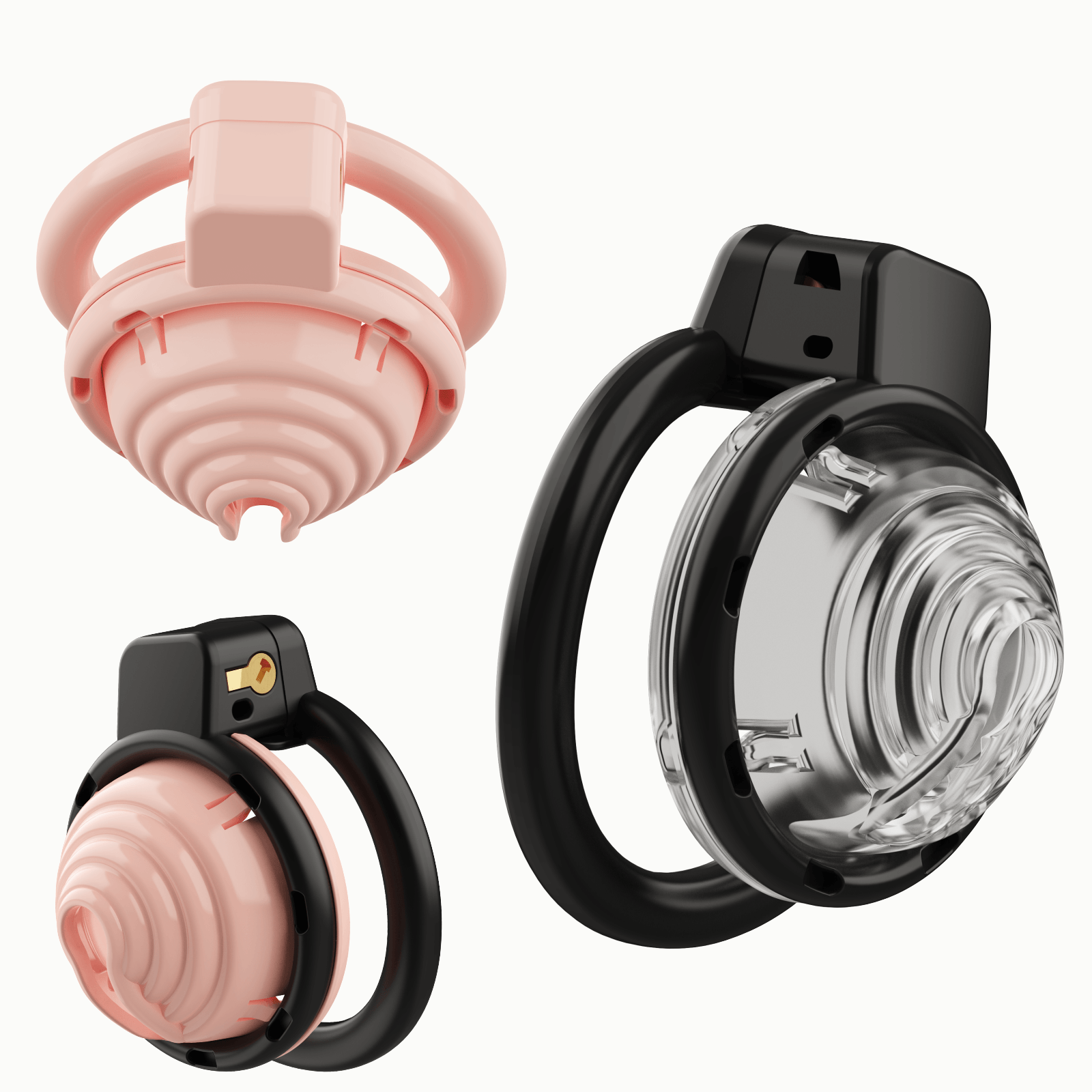 Modular Conch ABS Chastity Cage