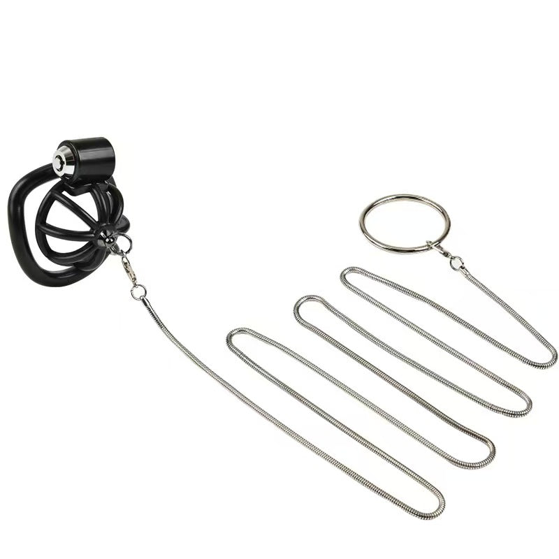 Dog Paw ABS Chastity Cage with Tube or Chain Options