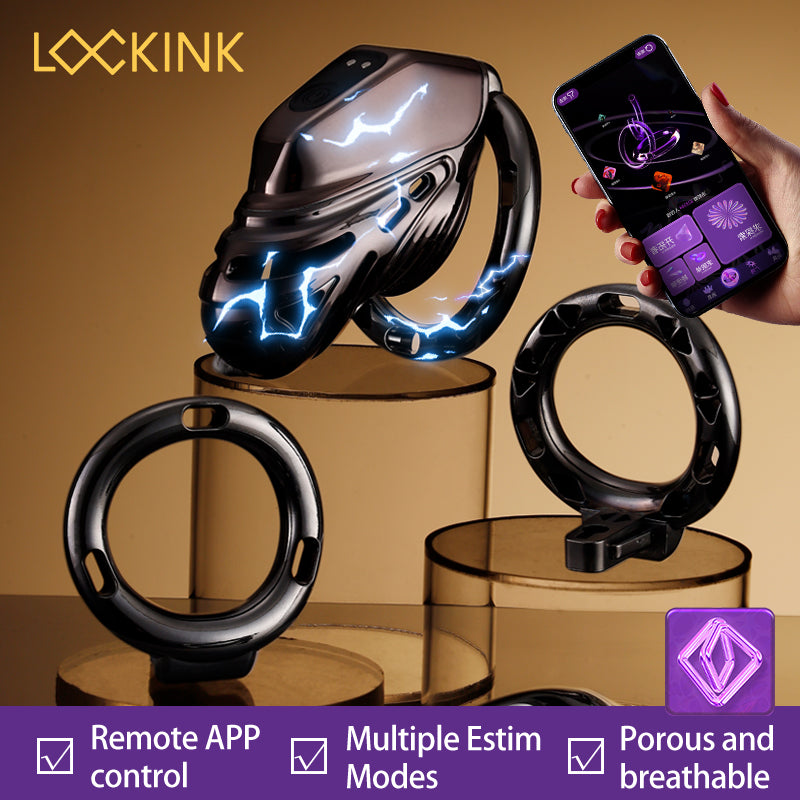 Electric Eel Stimulation Chastity Cage
