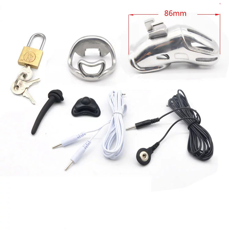 L electric shock cage set with 86 mm dimension shown