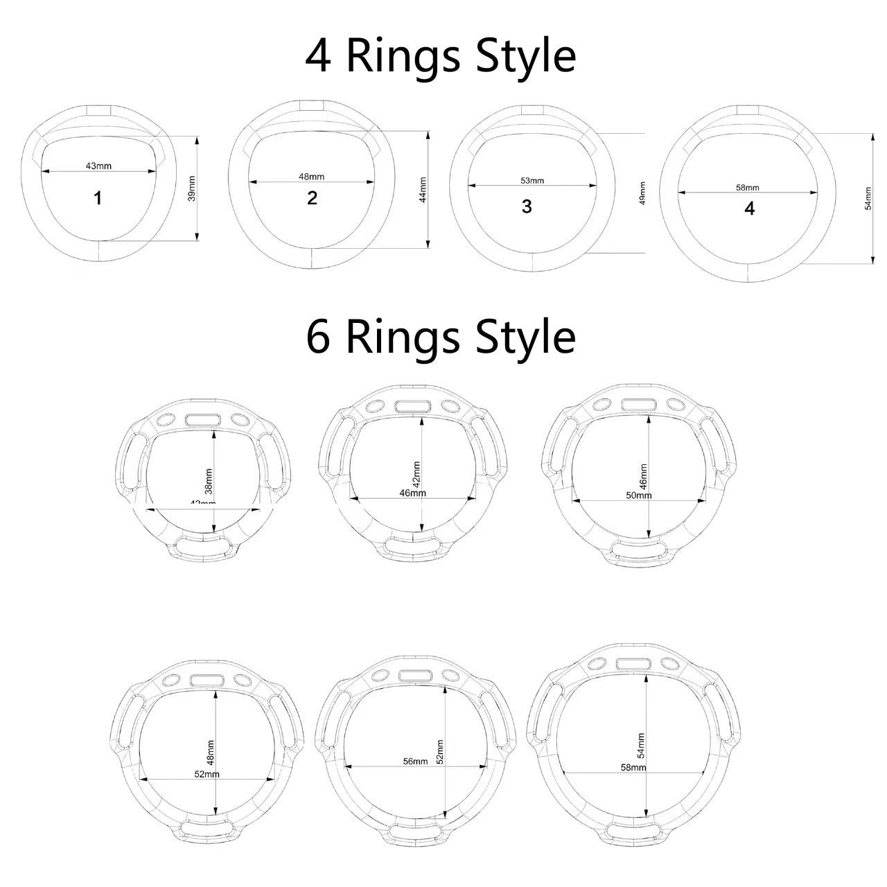 SLUT Humiliation Resin Chastity Cage with Ring-Set Options