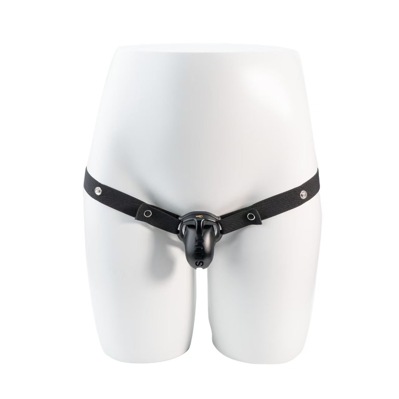 SLUT Humiliation Resin Chastity Cage with Ring-Set Options