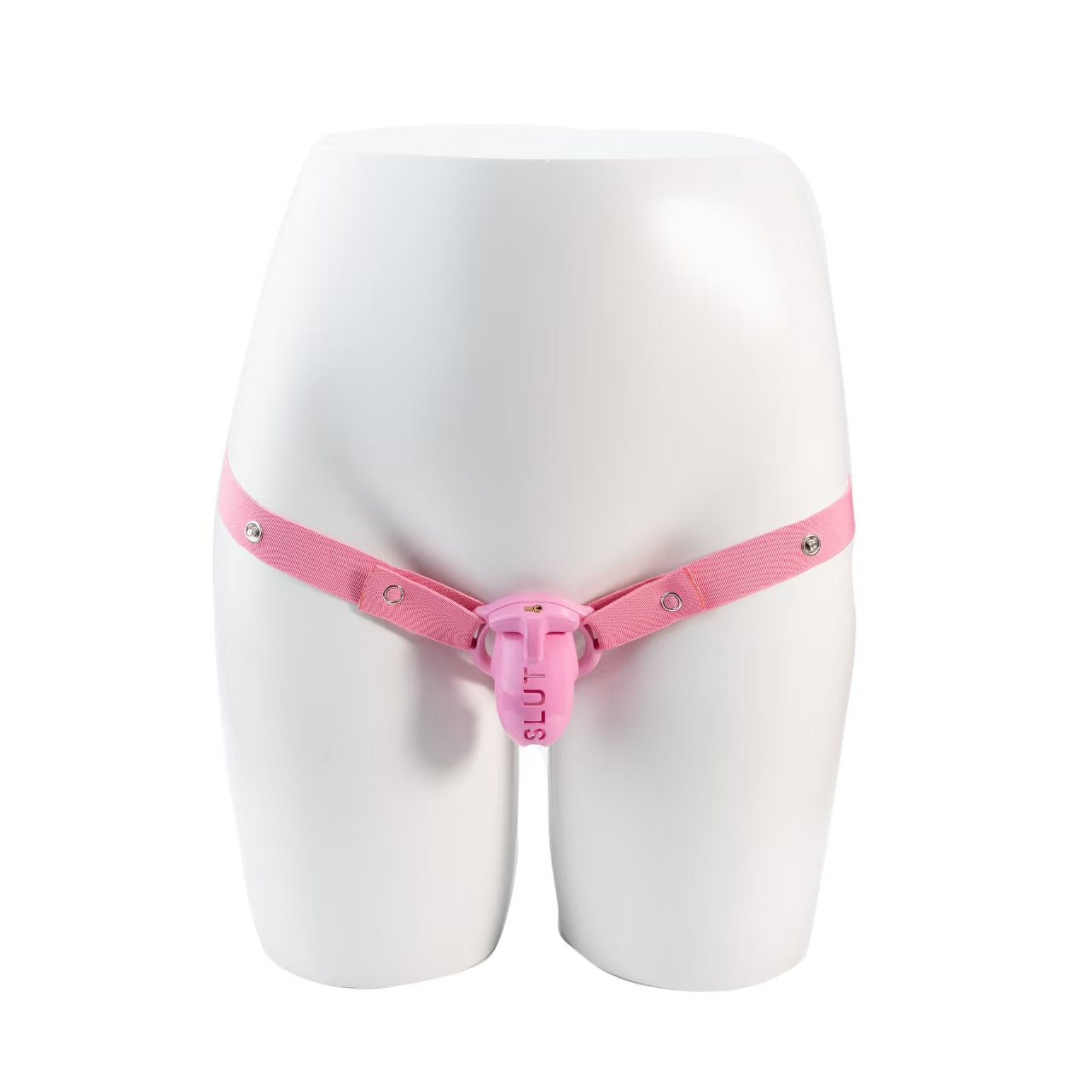 SLUT Humiliation Resin Chastity Cage with Ring-Set Options