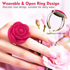 Finger Ring Rose Vibrator