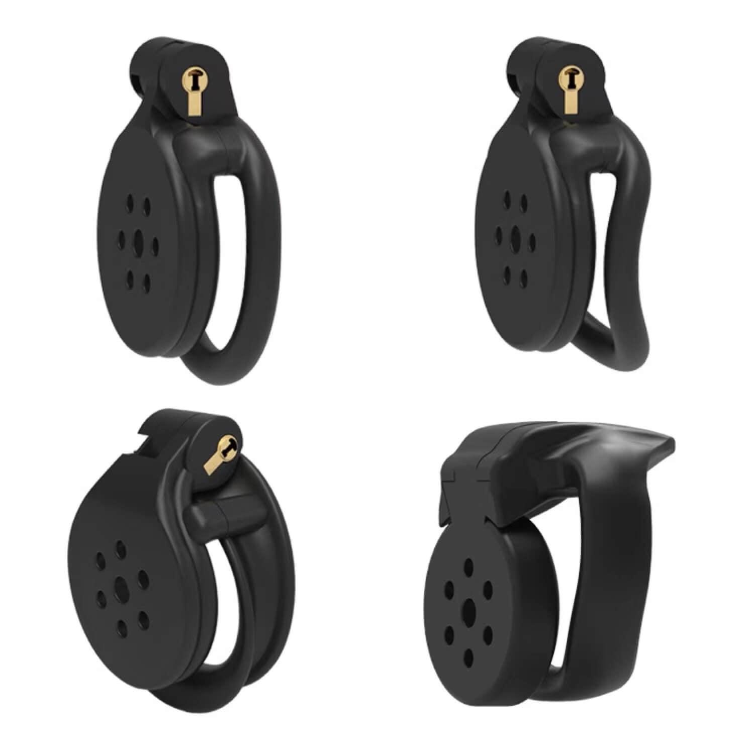 Ultra Small Cobra 3D Printed Chastity Cage with 4 rings