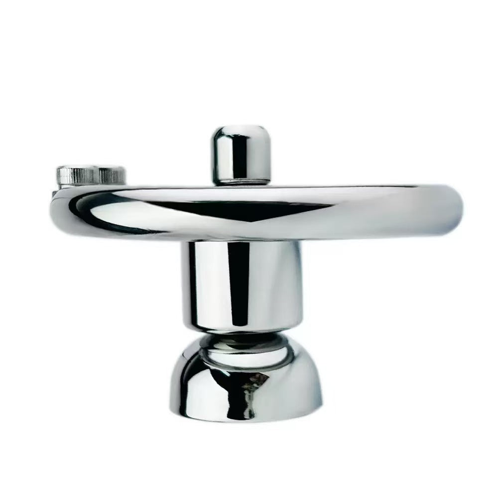 Top view of LKM-022 flat inverted metal chastity cage