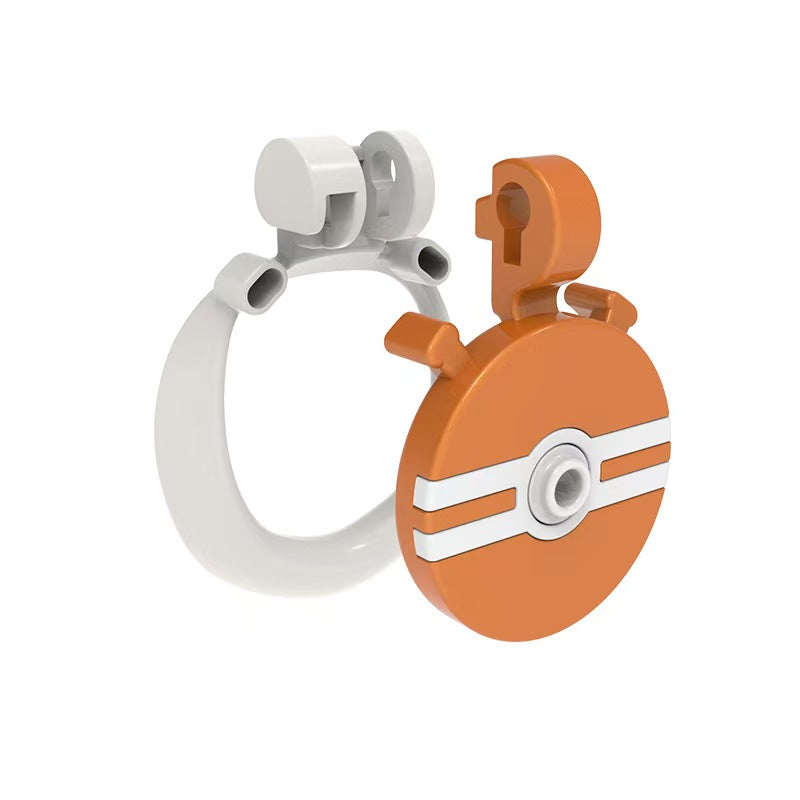 Cartoon Sphere Flat Resin Chastity Cage