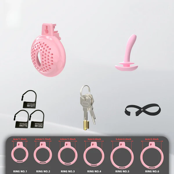 Flat Soft Cock Cage With Belt