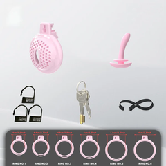 Flat Soft Cock Cage With Belt