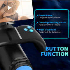 Game Cup PRO Heating Thrusting Vibrating Stroker With Phone Holder