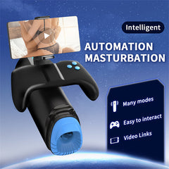 Game Cup PRO Heating Thrusting Vibrating Stroker With Phone Holder